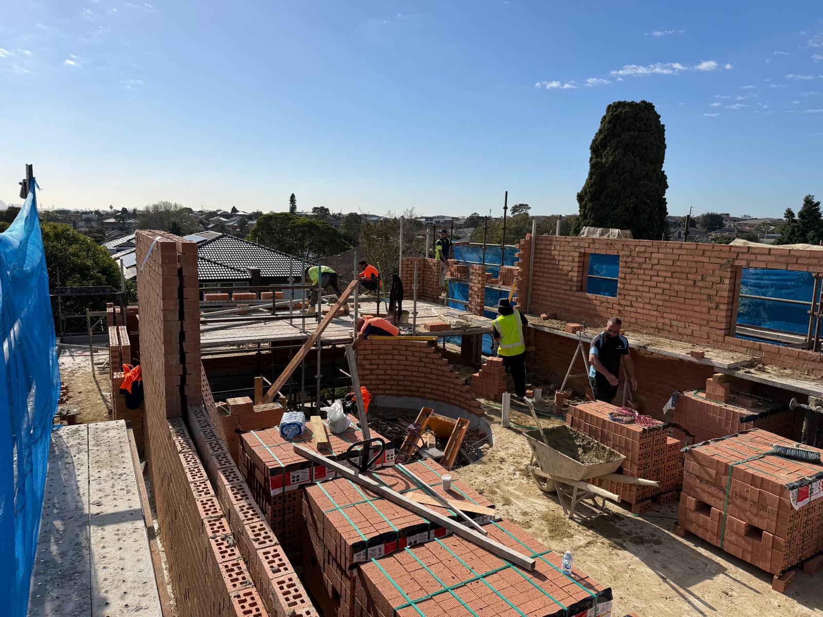 Construction project before renovation